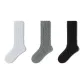 Men's Socks (Light Gray+Dark Gray+Black)