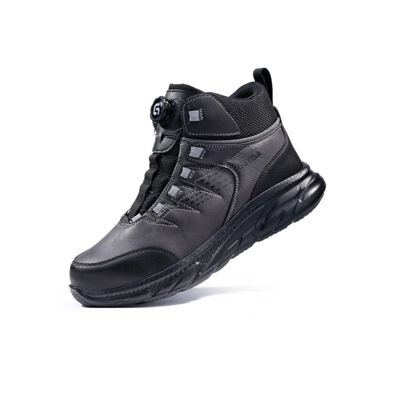 Blue Gull Shield Lightweight Coverage High Top Outdoor Shoes Men's Black-2