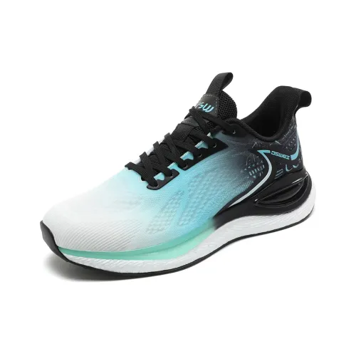 JSWEI Cushioned Slip Resistant Abrasion Resistant Low Top Long Distance Running Running Shoes Men's