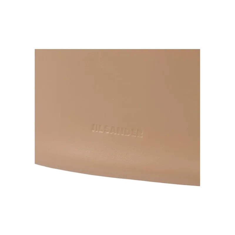 JIL SANDER Calfskin Shoulder Bag, Crossbody Bag Men's Clay Beige-6