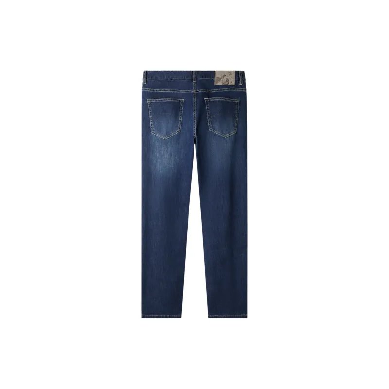 HLA The Mountain Is Not In The High Series Jeans Men's Denim Blue Transition Color-1