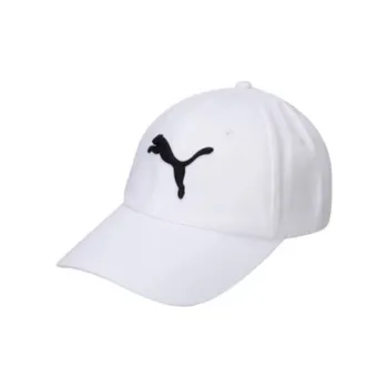 PUMA Cotton Baseball Caps Unisex White