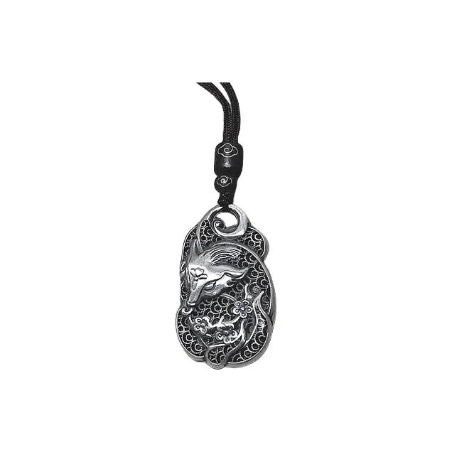 CUTE DAME S999 Sterling Silver Necklaces Unisex Silver-0