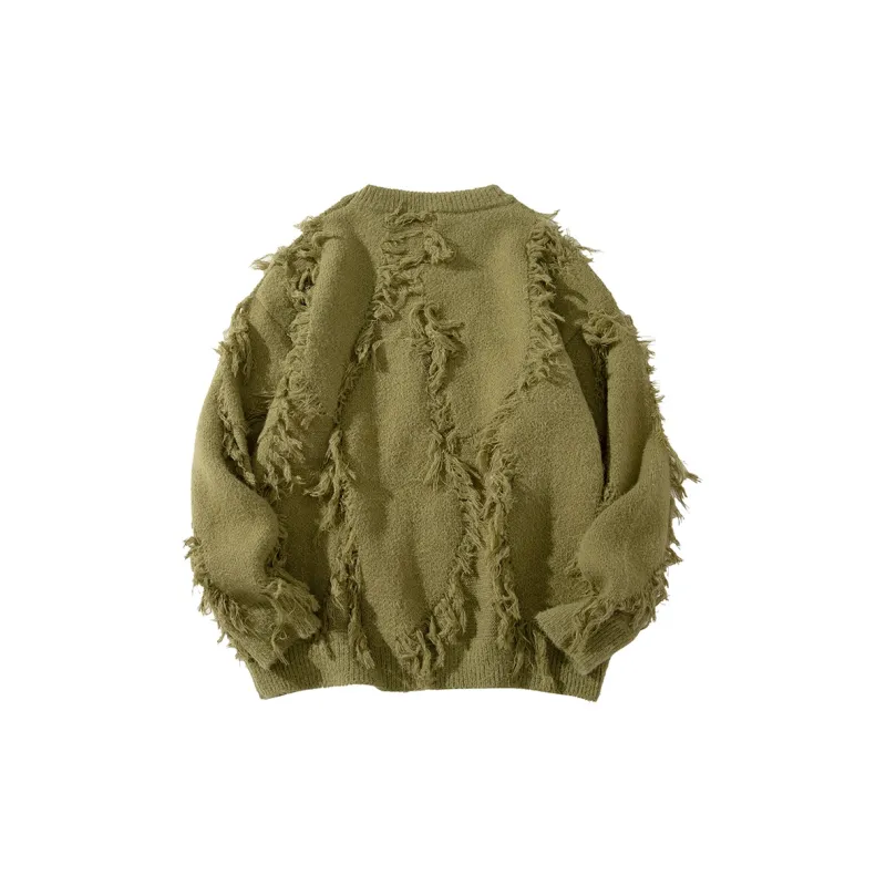 Caramella Sweater Unisex Army Green-7