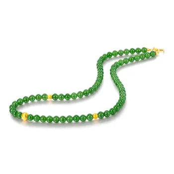 Diamond International Hetian Jade Necklaces Jasper Unisex