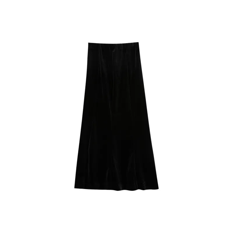 WESTLINK Casual Long Skirt Women's Black-1