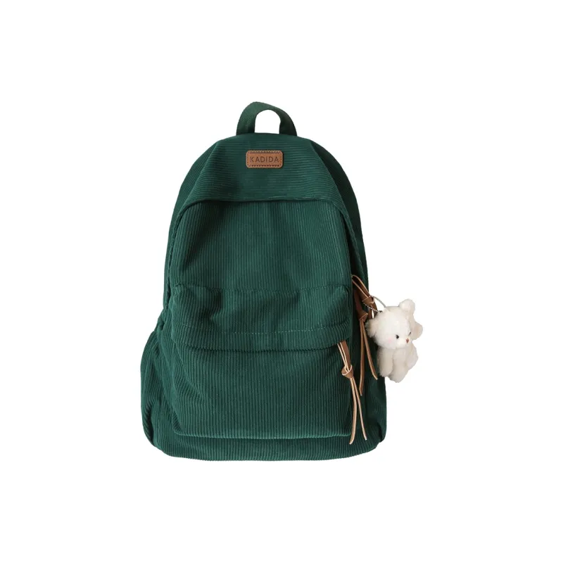 Kaka Tree Oxford Backpack Large Size Unisex Black/Khaki/White/Green/Gray-7