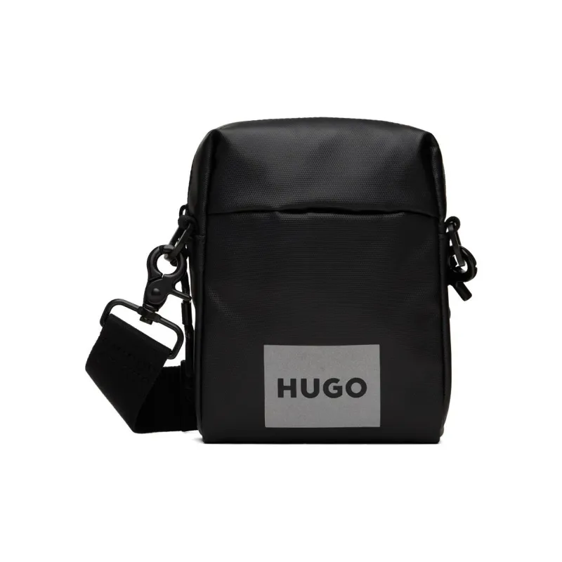 BOSSERT Coated Canvas Reporter Bag Shoulder Bag Crossbody Bag Men's Black-0