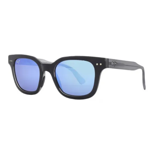 Maui Jim Nylon Square Sunglasses Unisex Black