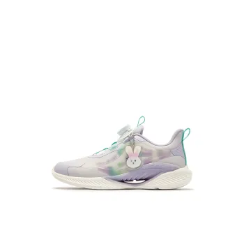 XTEP Qing Feng 5.0 Anti Slip Wear Resistant Low Top Kids' Running Shoes Light Purple Violet Blue Purple Teenagers