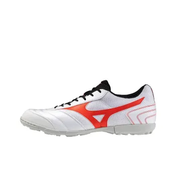 Mizuno TF Rubber Broken Studs Anti Slip Wear Resistant Soccer Shoes Unisex White