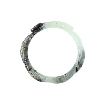 South Asia Natural Serpentine Jade Bangles Unisex