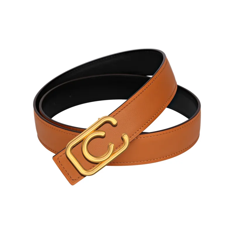 CATELLES Top Grain Cow Leather Leather Belts Unisex Width  3cm-13