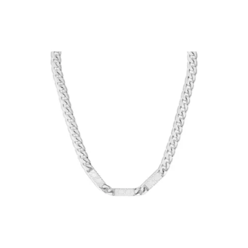 DIOR Sterling Silver Necklaces Men's Silver