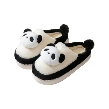 Cute Cartoon Small Animal Fall And Winter Home, Cotton Slippers Unisex