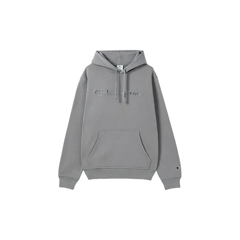 Champion Script Shop Sweatshirt Unisex Dark Gray-1