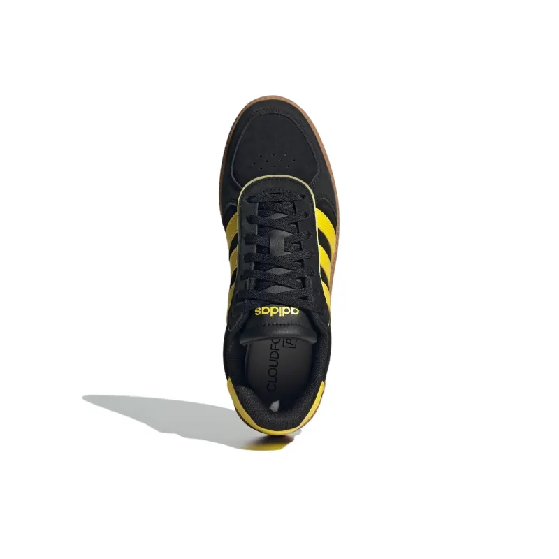 Adidas Breaknet Sleek Core Black Yellow Powder Yellow Women's-3