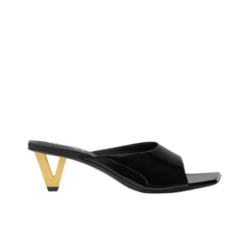 VERSACE Slide Slippers 5.5cm Women's Black-1