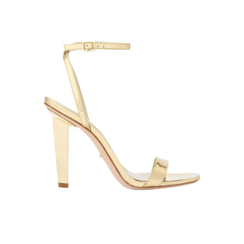 MICHAEL KORS Halle Strap Sandals 10cm Women's Gold-1