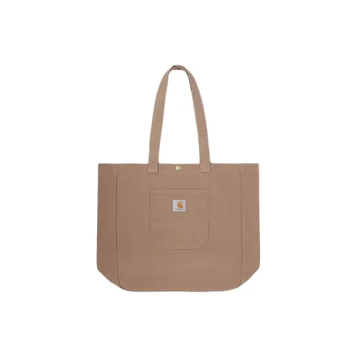 Carhartt WIP Cotton Tote Bag Shopping Bag Handbag Unisex Beige Yellow