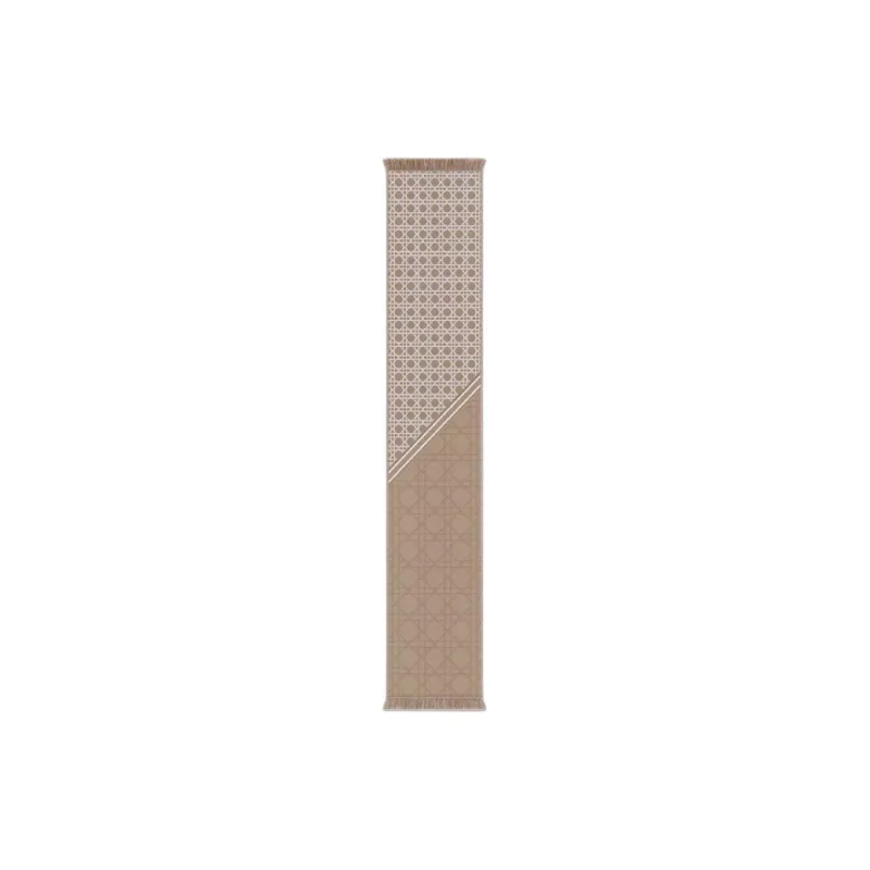DIOR Wool Knit Scarves Men's Beige-2