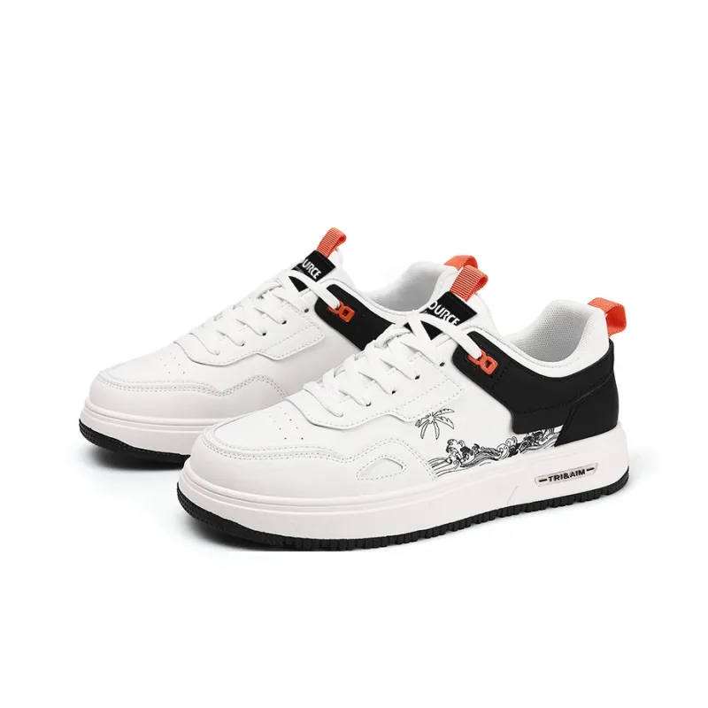 SOURCE Slip Resistant Cushioning Abrasion Resistant Breathable Low Top Skateboard Shoes Men's-4