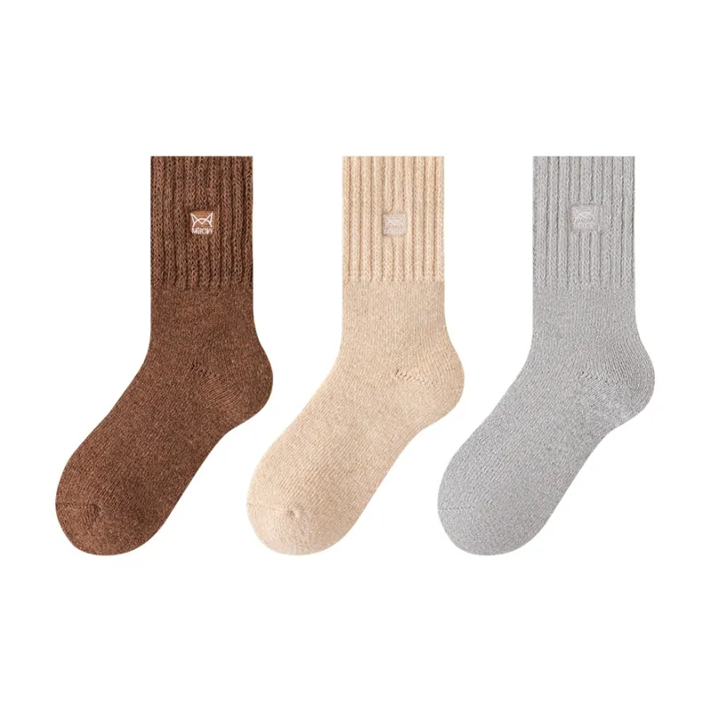 MIIOW Mid Calf Socks Women's 3 Pack-30