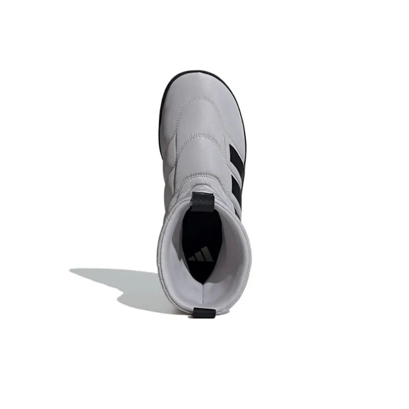 Adidas Adipuff Anti Slip Wear Resistant High Top Casual Shoes Unisex Gray-3