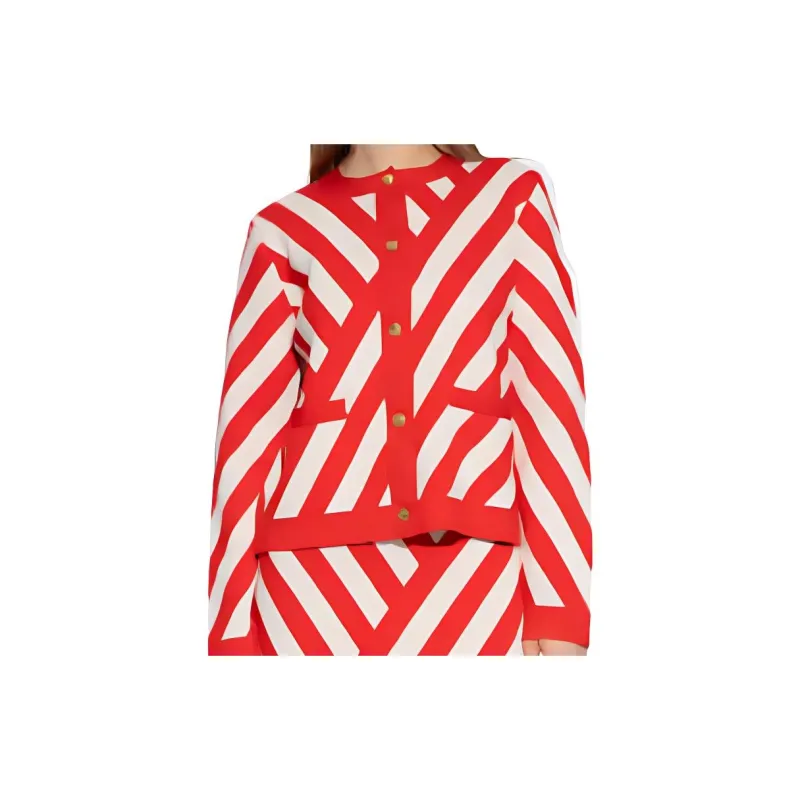 GUCCI Striped Jacquard Cardigan-1