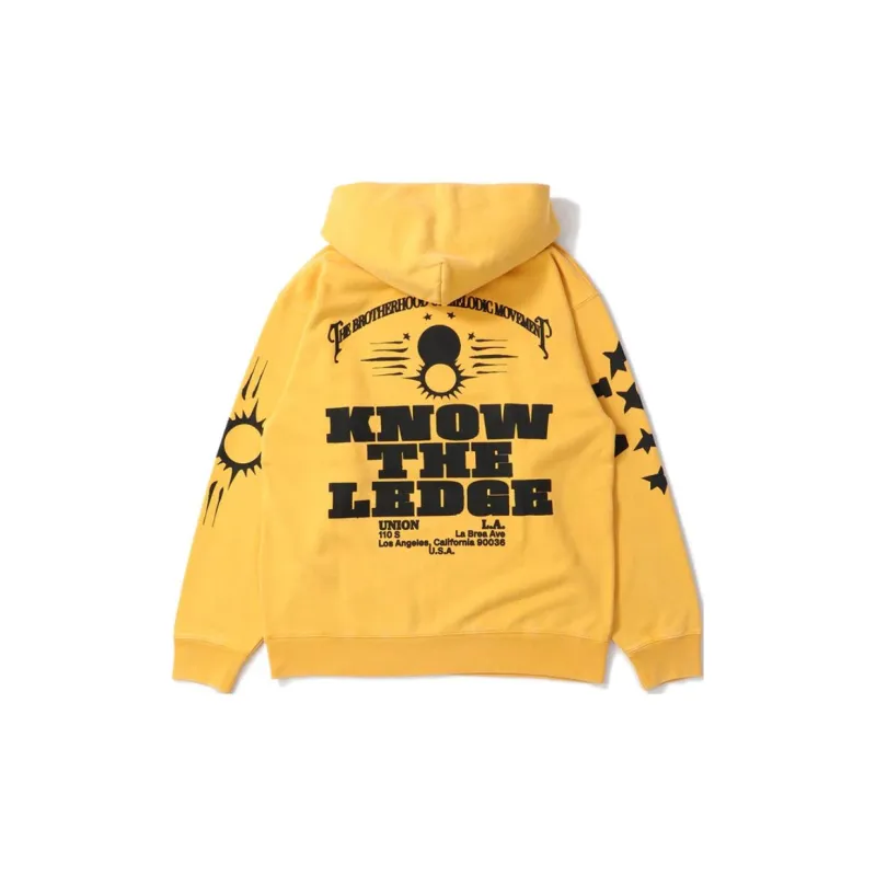 Union Holiday Sweatshirts Unisex Light Yellow-1
