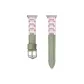 Mint Green Leather+Pink Ceramic