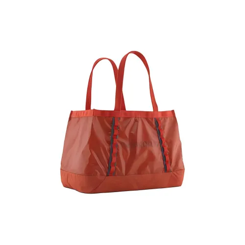 Patagonia Recycled Polyester Tote Bag Shopping Bag Shoulder Bag Handbag Regular Unisex Multi-Pepper Red