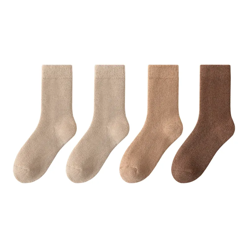 XXLLG Mid Calf Socks Women's 4 Pack-8