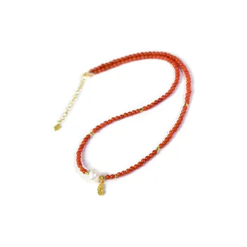 Tokai Family Southern Red Agate Fine Jade Necklaces Women's