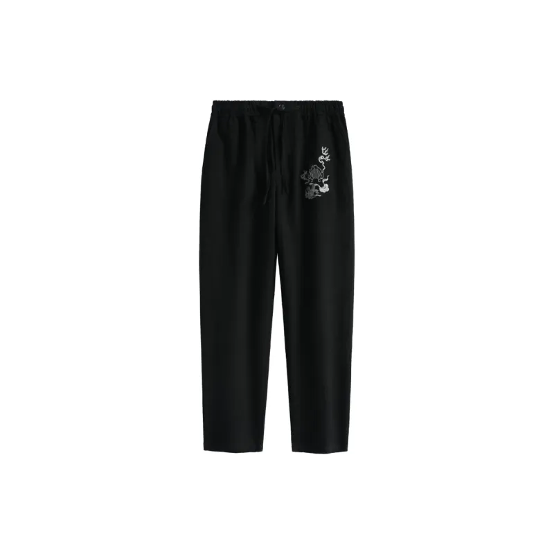 XUANSHENG Casual Pants Men's Black-5