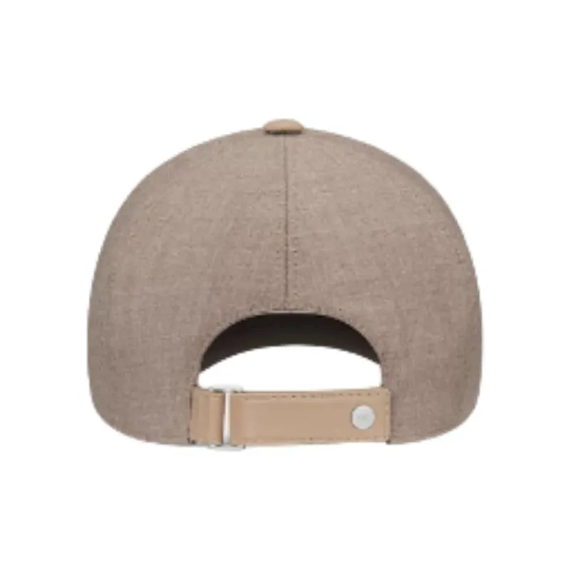 DIOR Cotton, Sheepskin, Cashmere Baseball Caps Unisex Beige-3