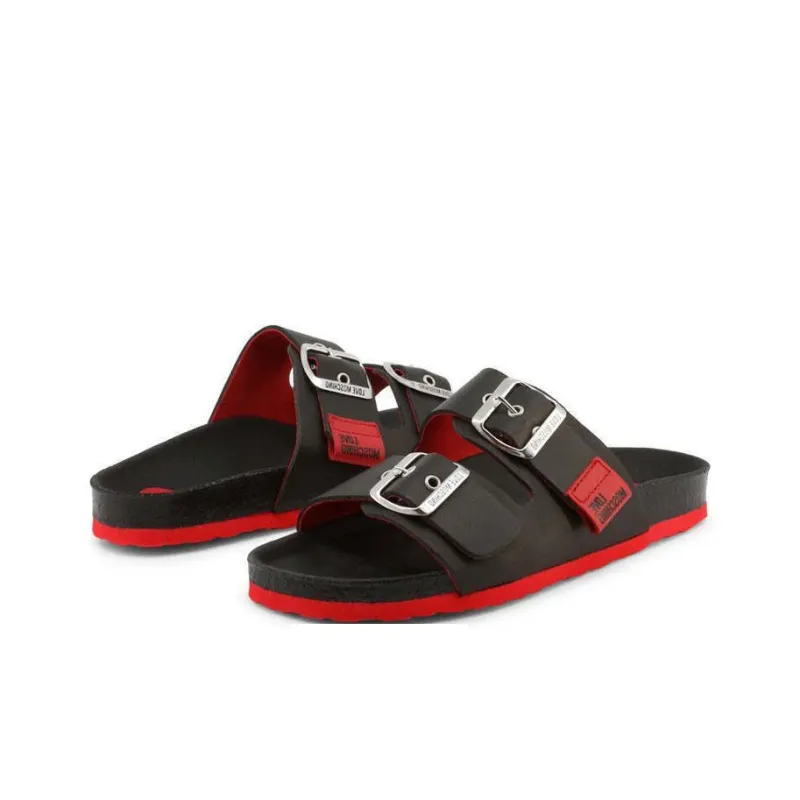 LOVE MOSCHINO Stylish Sandals Women's Black-2