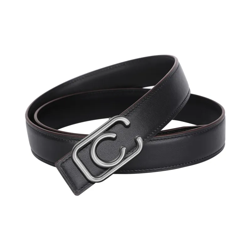 CATELLES Top Grain Cow Leather Leather Belts Unisex Width  3cm-3