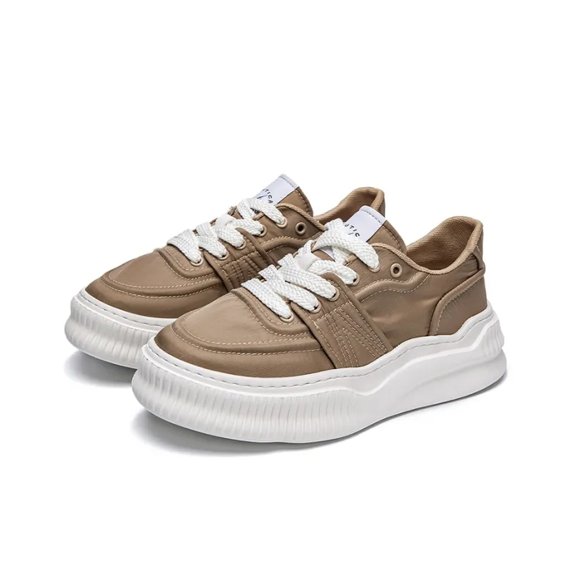 NAUTICA Anti Slip And Wear Resistant Height Increasing Low Top Casual Shoes Men's Apricot-2