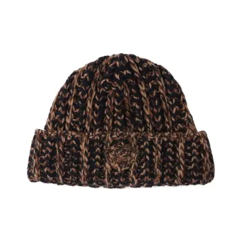 PRADA Triangle logo Ribbed knit Beanie