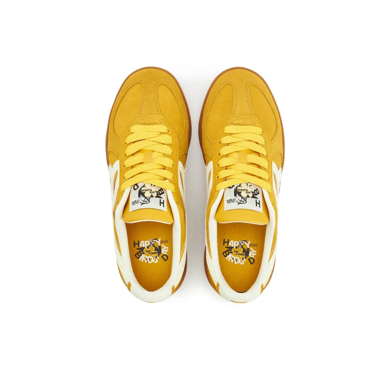 S45 X Happy Birds Day X WE FLOWER Skateboard Shoes Unisex Low Top Yellow-4