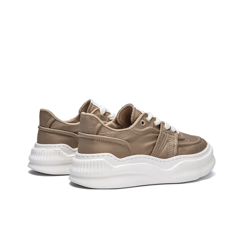 NAUTICA Anti Slip And Wear Resistant Height Increasing Low Top Casual Shoes Men's Apricot-3
