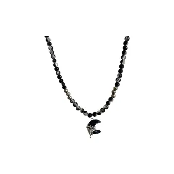 QIANFANGDAHUANGYE Alloy Glass Necklaces Women's