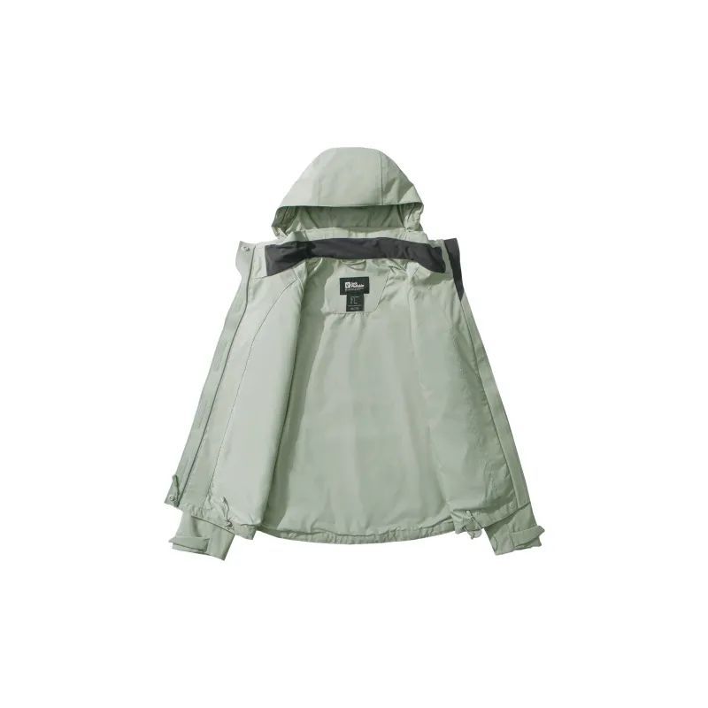 Jack Wolfskin KAMMWEG Water Resistant Windproof And Water Repellent Windbreaker Jacket Women's-6
