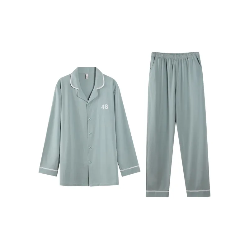 MADALLO Pajama Set Unisex Light Blue-0