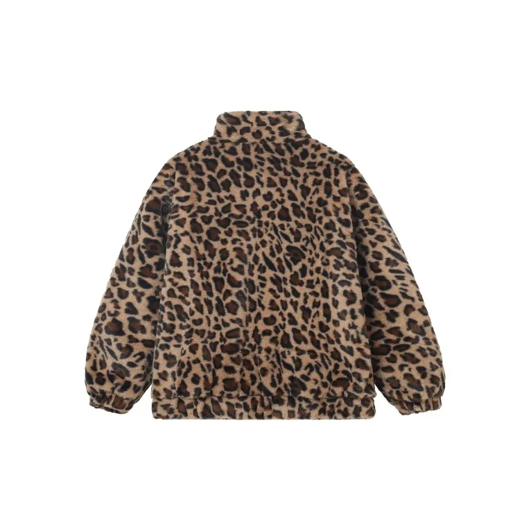 PEDLOR Puffer Jacket Unisex Dark Leopard Print-1