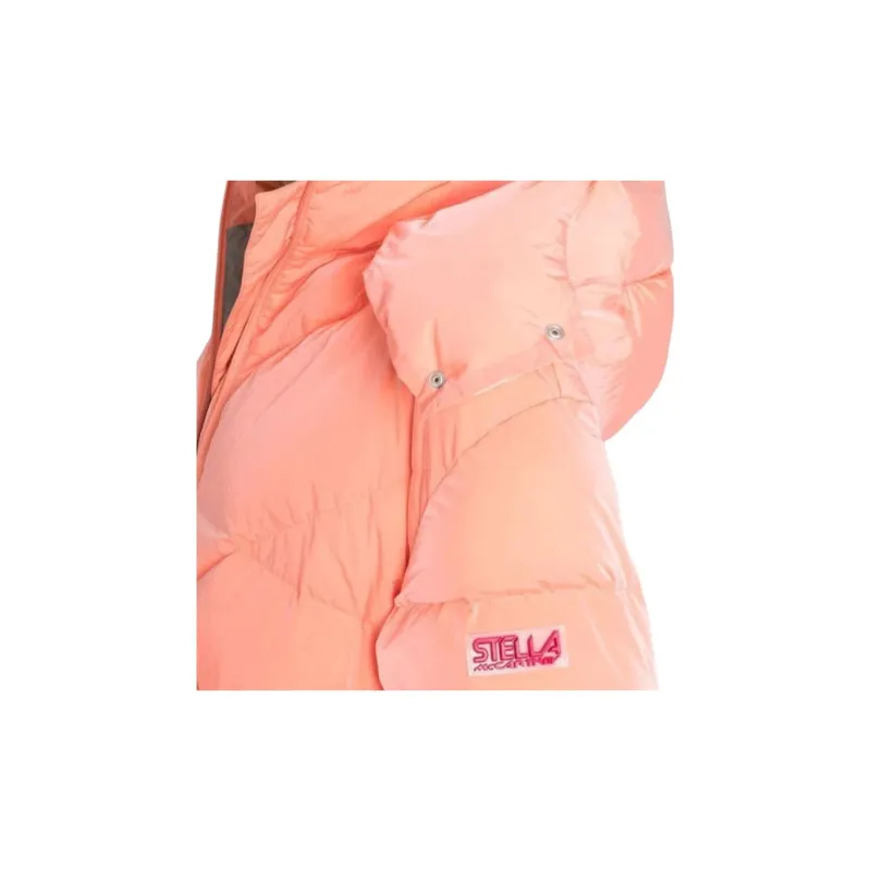 Stella McCartney Logo Patch Belted Puffer Jacket-4