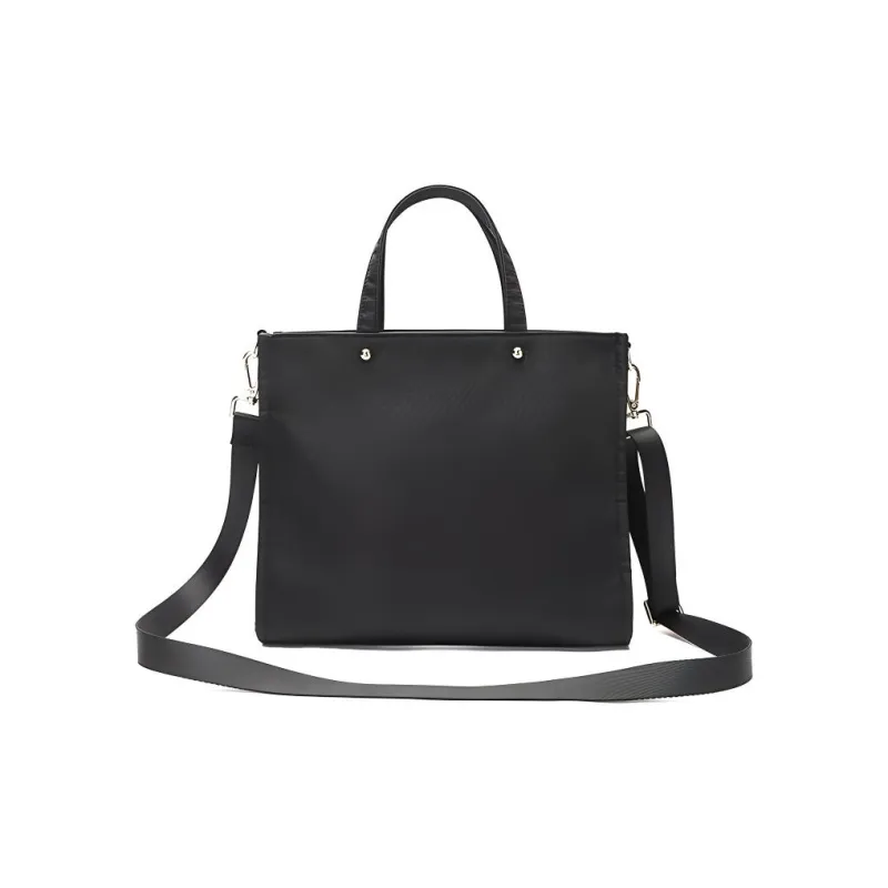 DOSRFINI Polyamide Tote One Shoulder Handbag Regular Women's Black-2