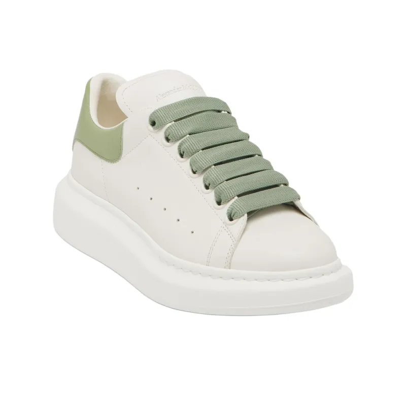 Alexander McQueen Oversized Sneaker Low-Top Casual Shoes Women's Green-2