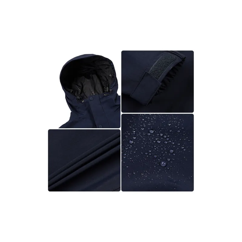Timberland Hiking Waterproof And Windproof Windbreaker Jacket Men's Dark Royal Blue-4